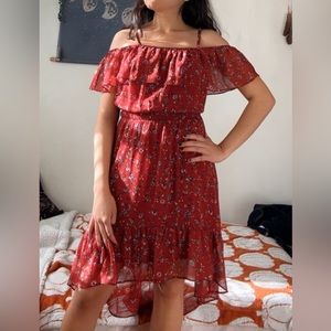 Stunning Red Midi Dress❤️ By&By size L